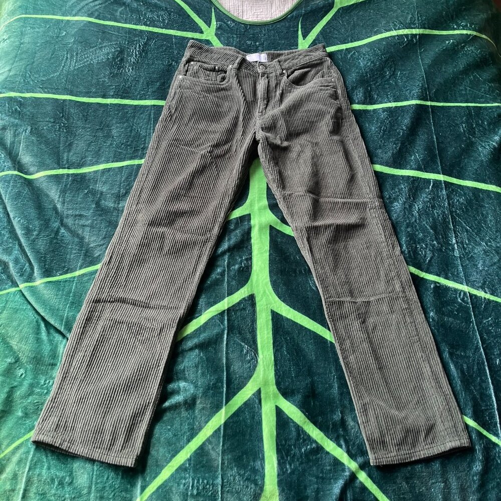 Men's Green Corduroy Pants